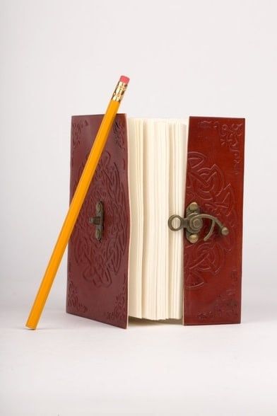 Endless Knot Leather Journal, India