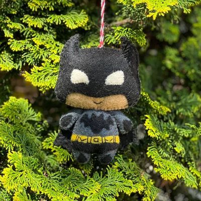 Felt Batman Ornament, Nepal