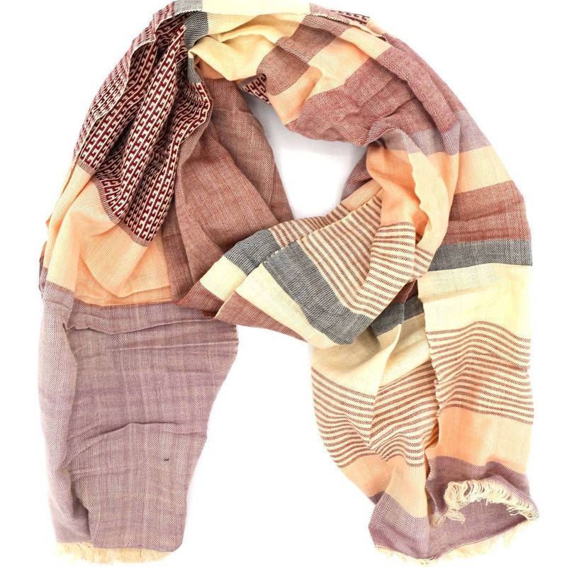 Modern Sunrise Woven Scarf, Vietnam