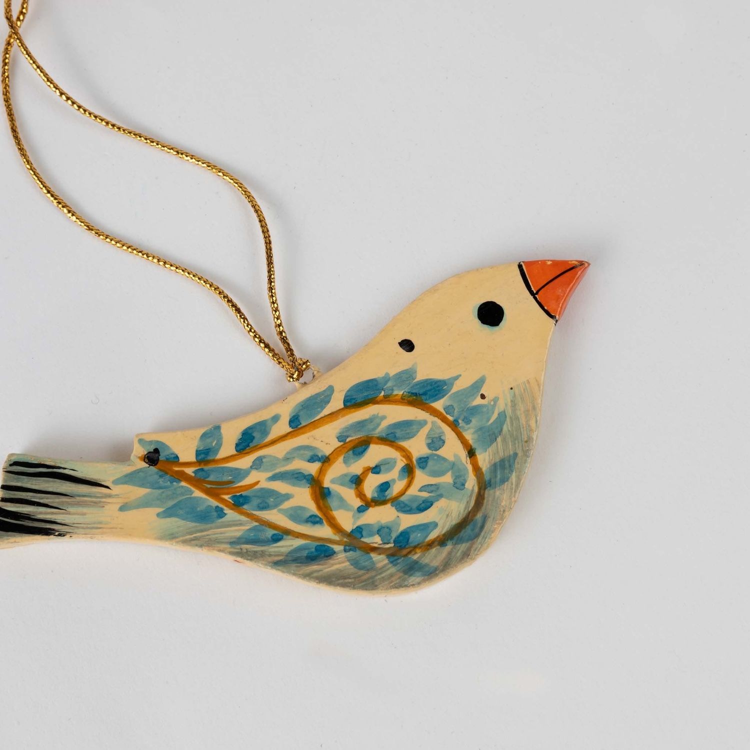 Wood Song Bird Ornament