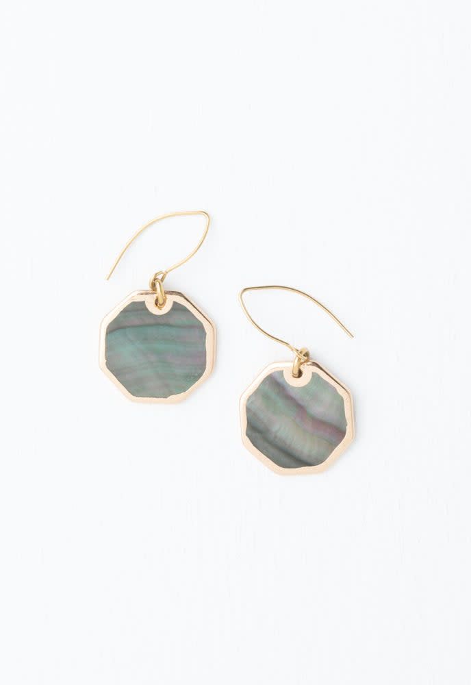 Graceful Mother of Pearl Earrings, China