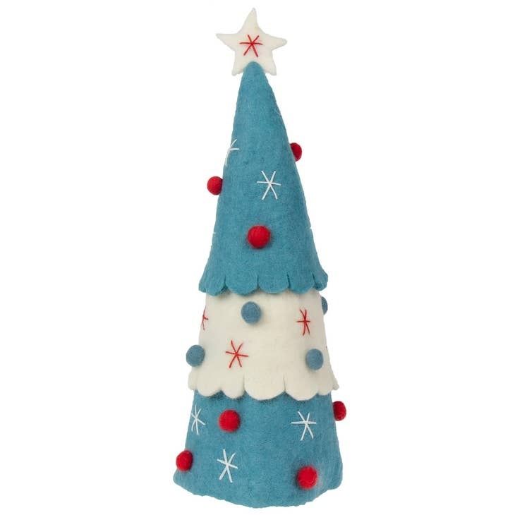 Turquoise Christmas Tree Topper Small, Nepal