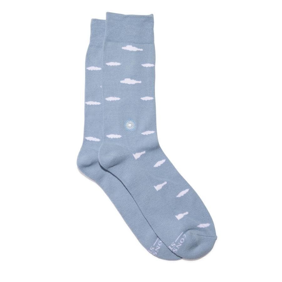 Socks that Support Mental Health Clouds, Medium