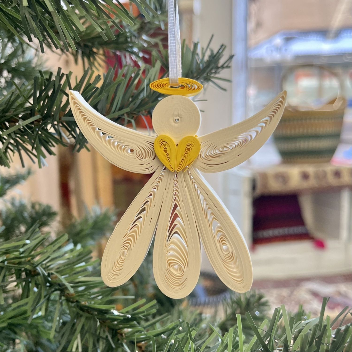 Angel Quilled Paper Ornament, Vietnam