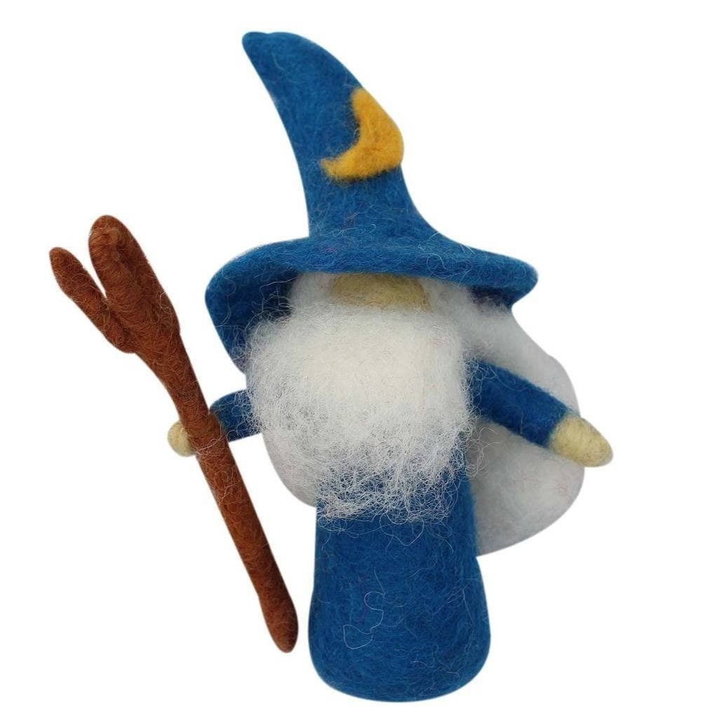 Magical Wizard Felt Ornament, Nepal
