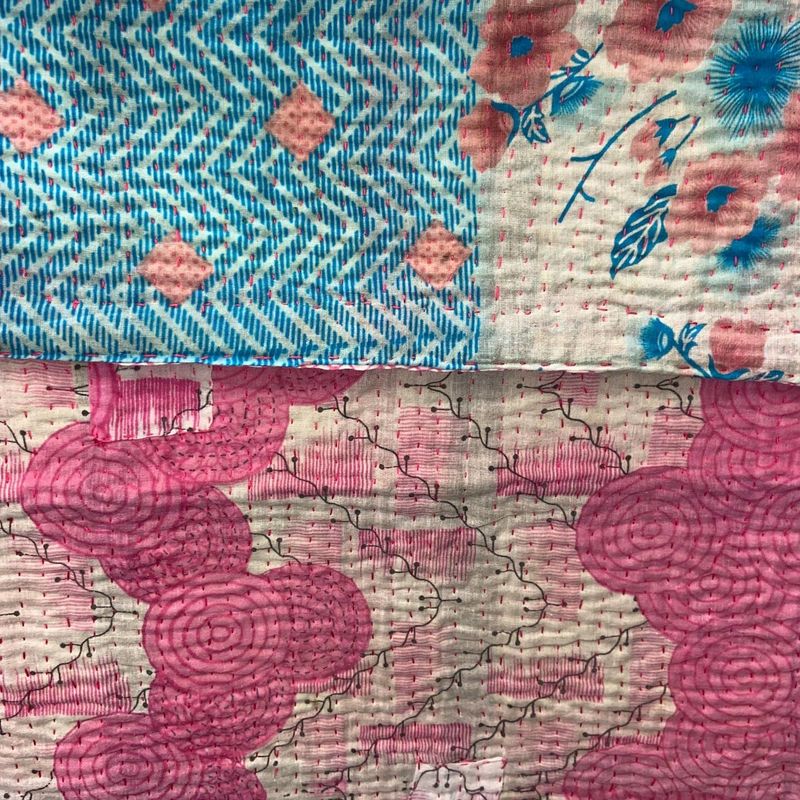 Recycled Sari Baby Blanket, Bangladesh