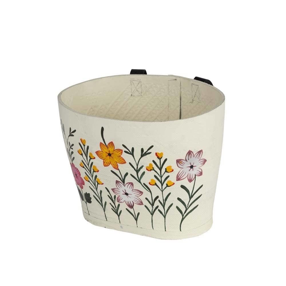 Blooms Recycled Tire Bike Basket, India