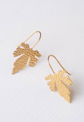 New Leaf Maple Earrings, China