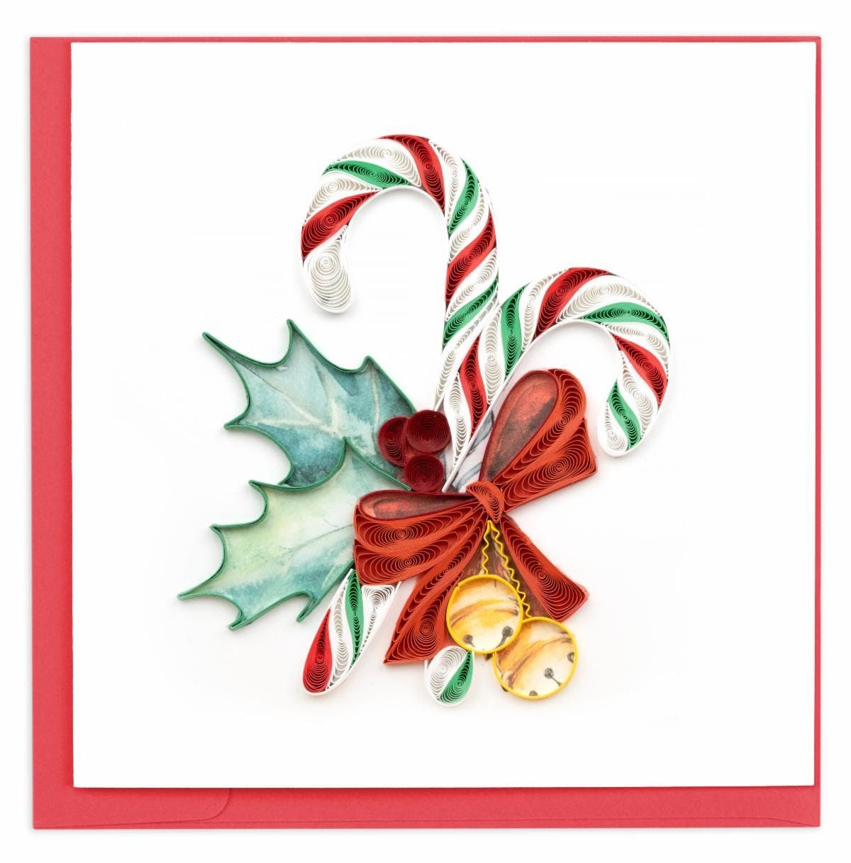 Candy Canes Quilling Card, Vietnam