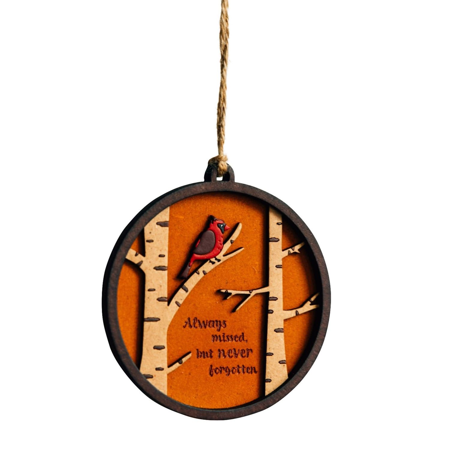 Here With Us Cardinal Ornament, Colombia