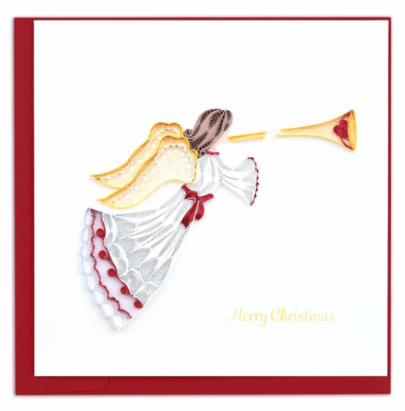 Christmas Angel Quilling Card, Vietnam