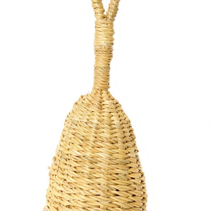 Natural Woven Elephant Grass Rattles, Kenya