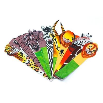 Animal Design Leather Bookmark, Kenya
