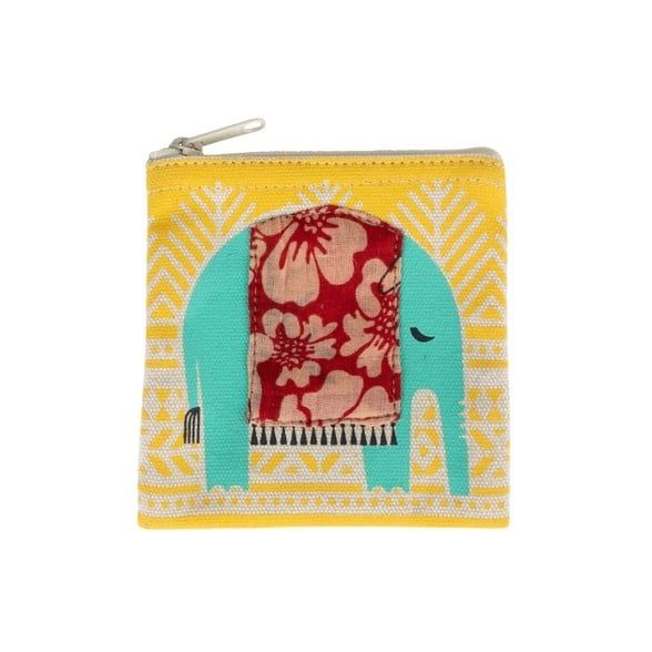 Blue Elephant Coin Purse, Bangladesh