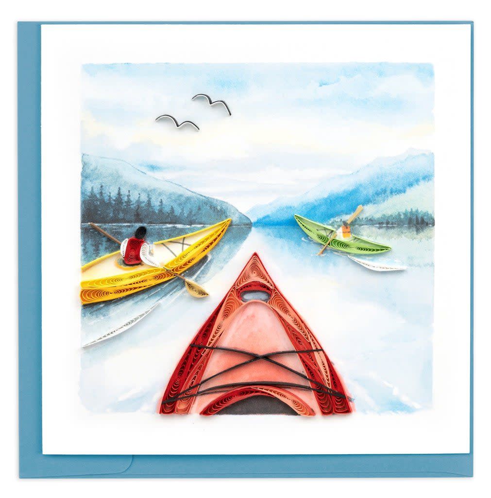 Kayaking Quilling Card, Vietnam
