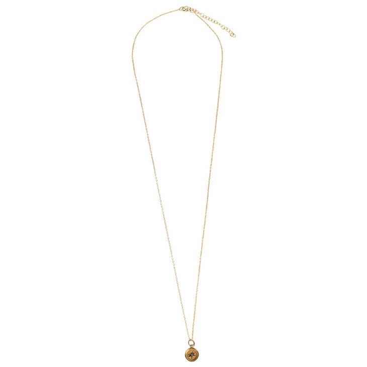 Find Your Way Compass Necklace, India