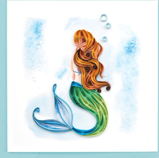 Mermaid Quilling Card, Vietnam