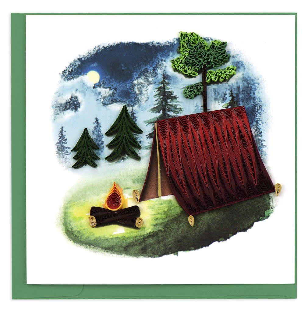 Camping Quilling Card, Vietnam