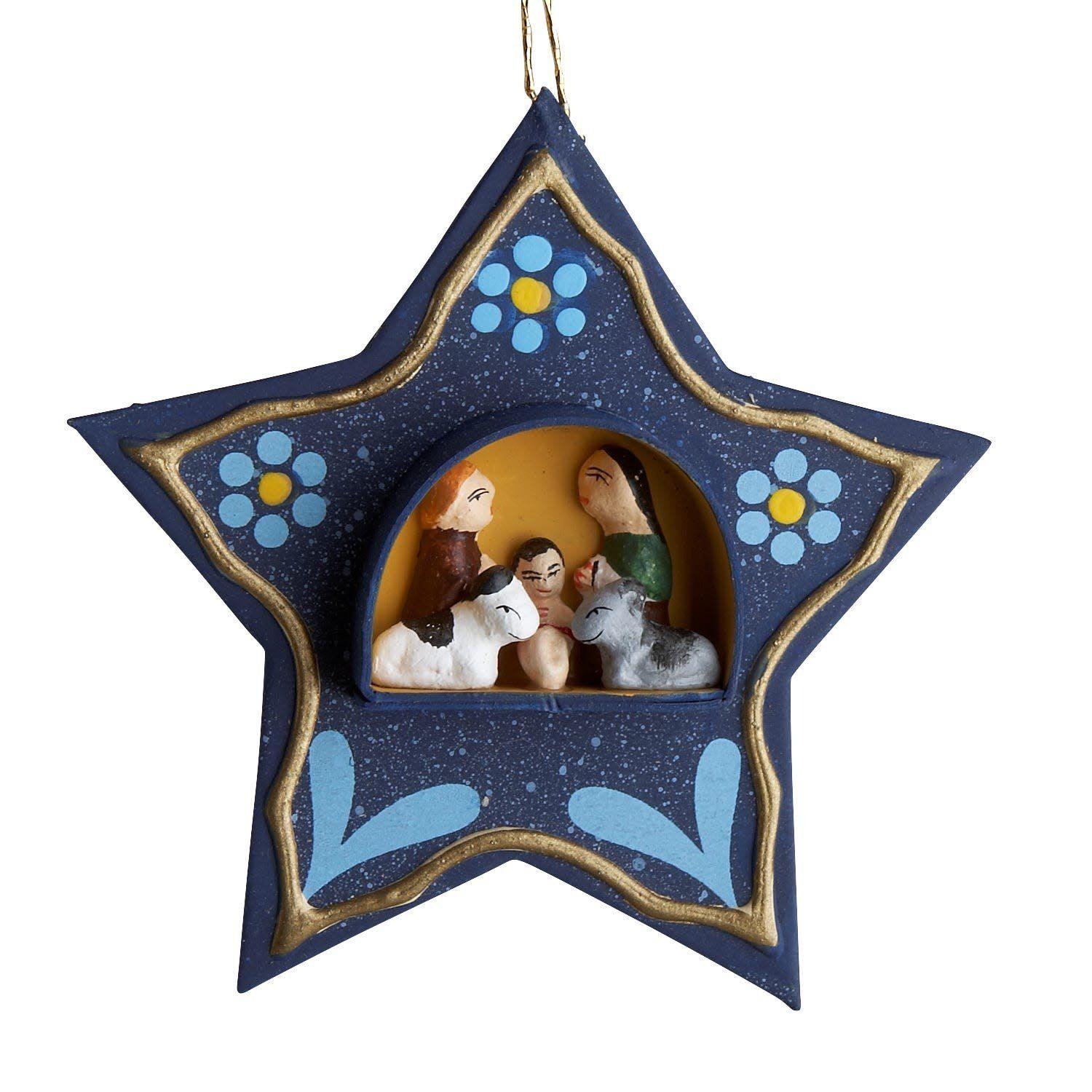 Tiny Retablo Star Ornament, Peru