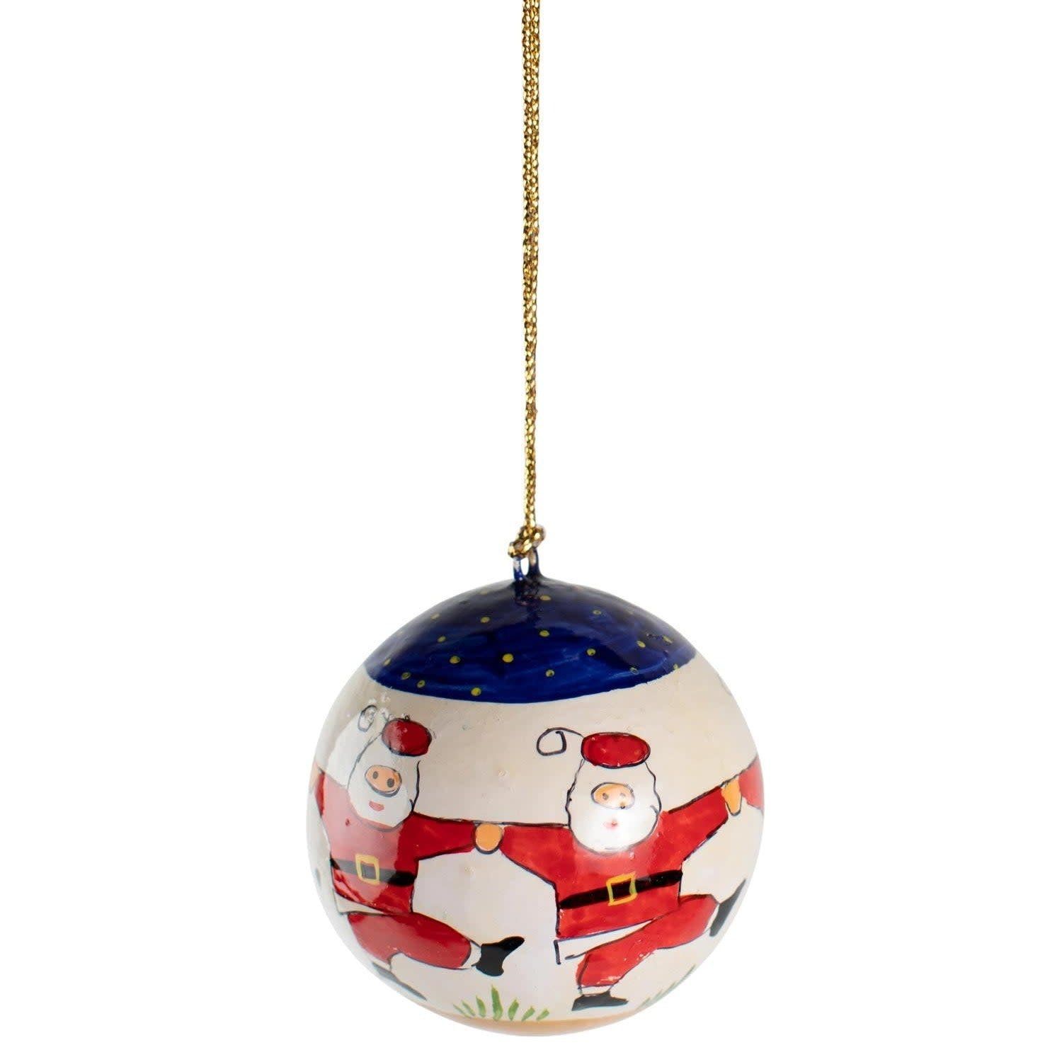 Jolly St. Nick Ball Ornament