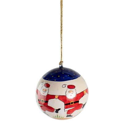 Jolly St. Nick Ball Ornament