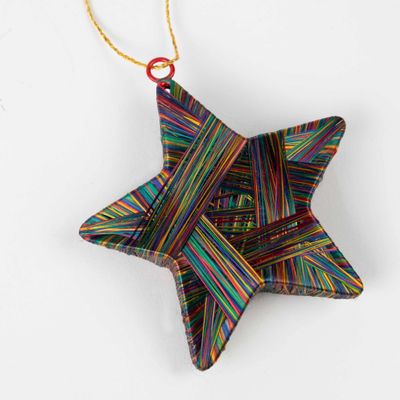 Silk Star Ornament, India