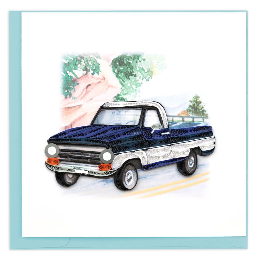 Pickup Truck Quilling Card, Vietnam