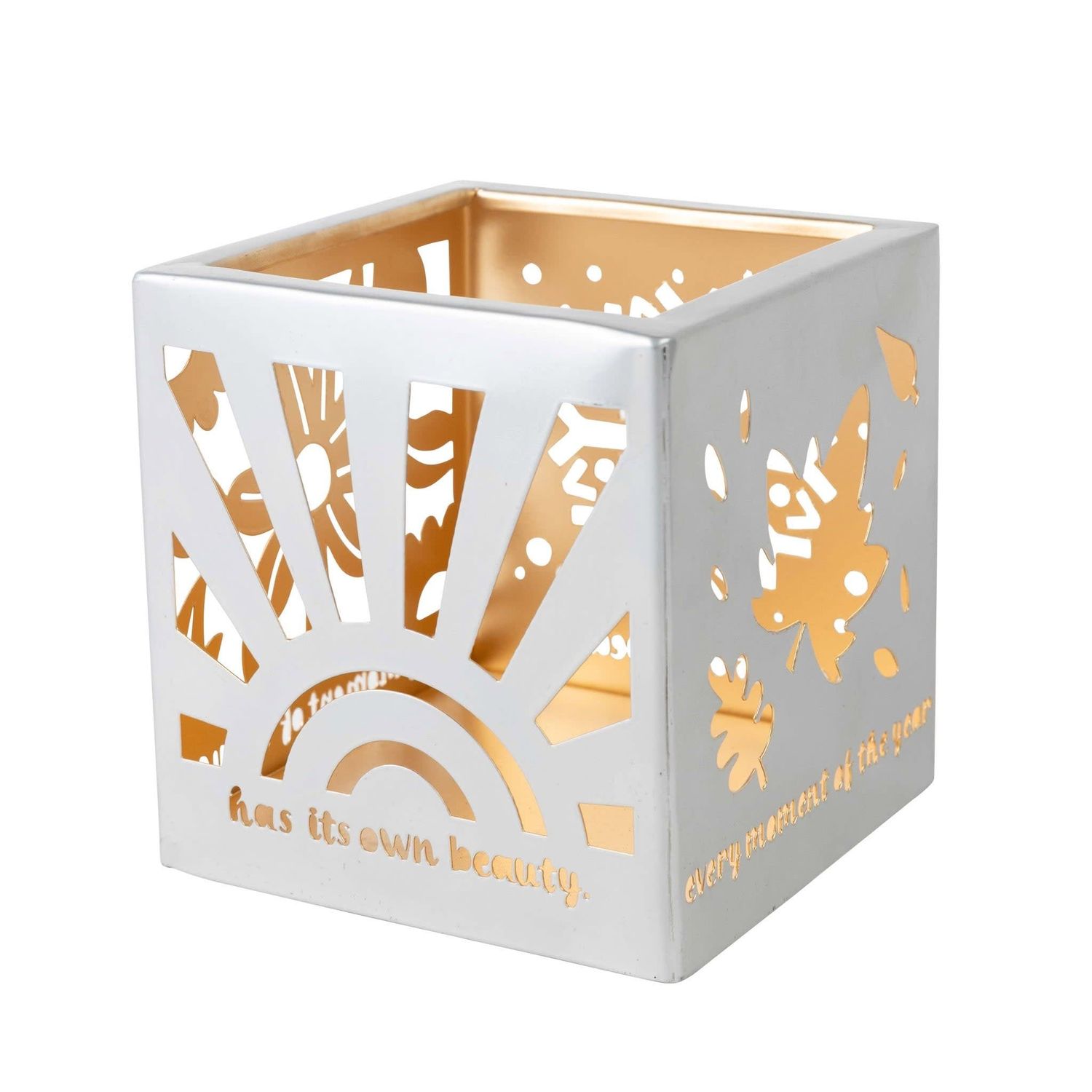 Four Seasons Cube Candleholder