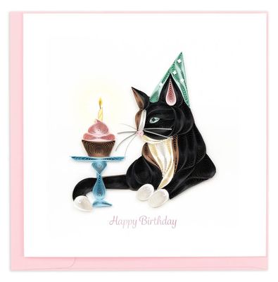 Birthday Cat Quilling Card, Vietnam