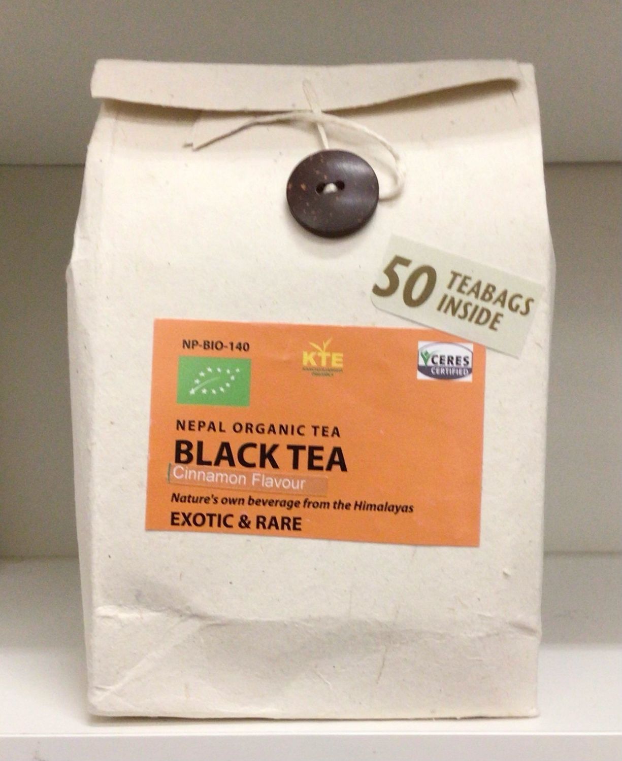 Organic Black Tea w/ Cinnamon in Lotka