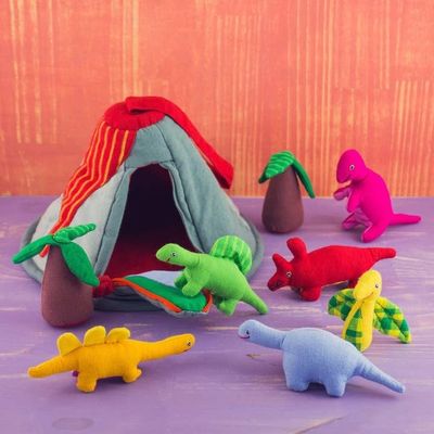 Organic Cotton Playhouse Dinosaurs, Sri Lanka