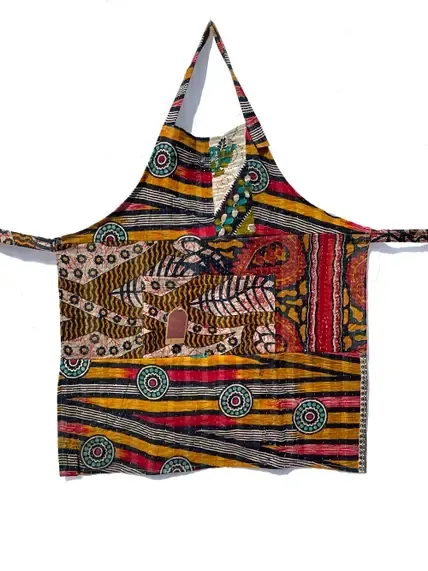 Upcycled Kantha Apron, India