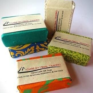 Unscented Silk Soap, Nepal