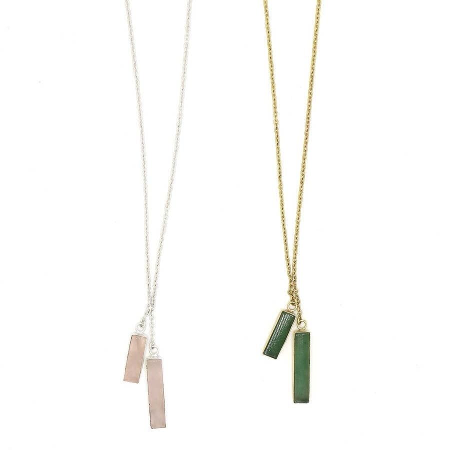 Double Trouble Necklace Brass, India