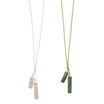 Double Trouble Necklace Brass, India