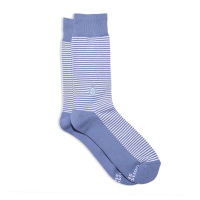 Conscious Step Socks that Give Water, Classic Stripes, Medium