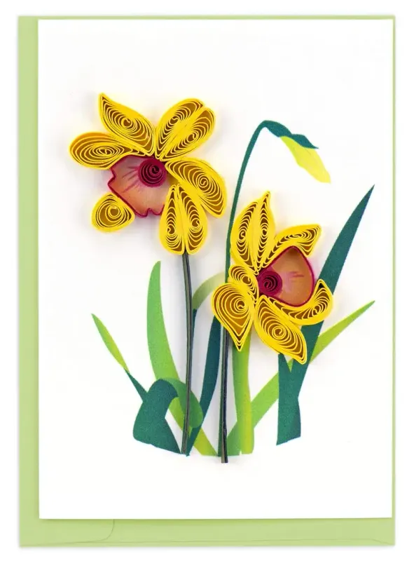 Daffodil Quilling Card Mini, Vietnam