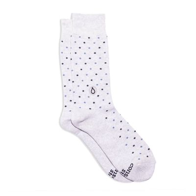 Conscious Step Socks that Give Water, Dancing Polka Dots, Small