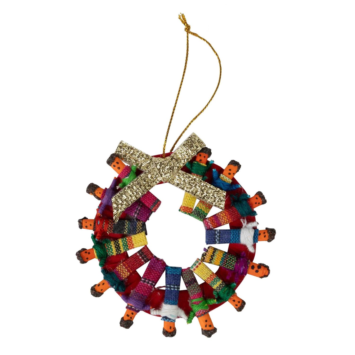 Around the World Wreath Ornament