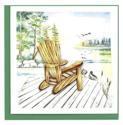 Adirondack Lake Quilling Card, Vietnam