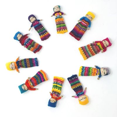 Assorted Worry Dolls Set of 10, Guatemala