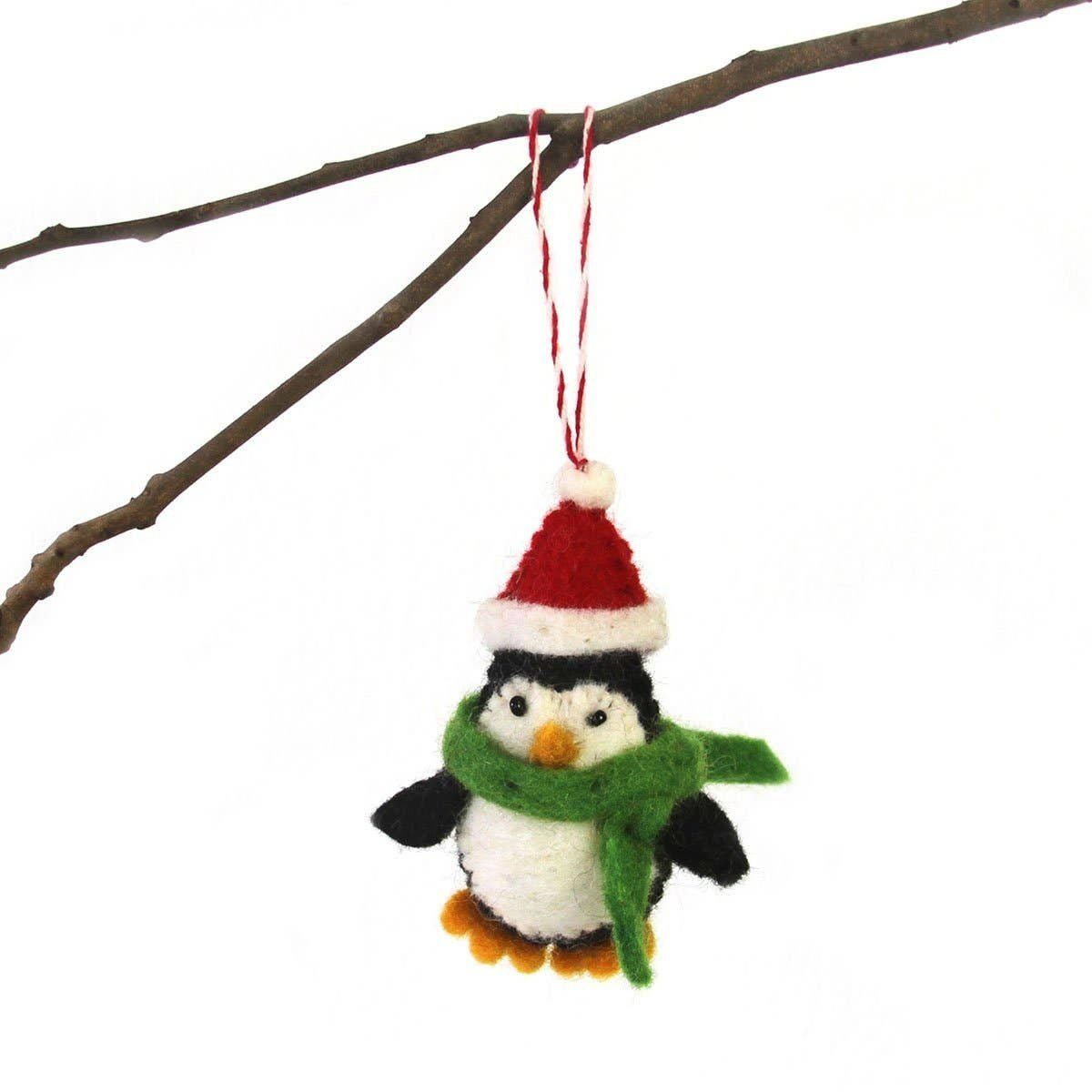 Penguin Felt Ornament, Nepal