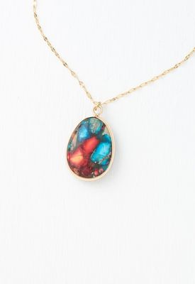 Mosaic Jasper Necklace, China