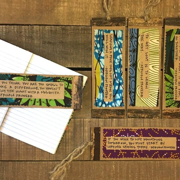 African Proverb Bookmark, Kenya