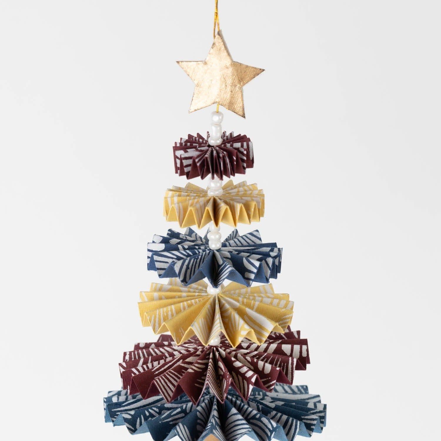 Fanfold Paper Tree Ornament