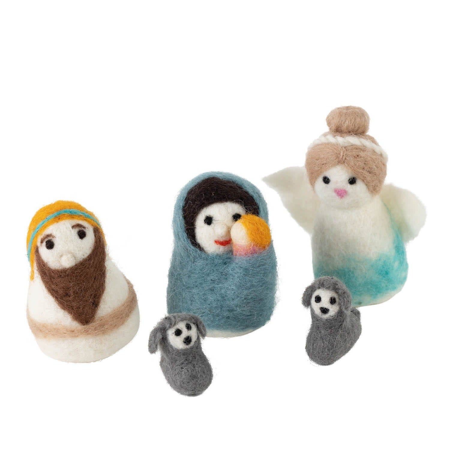 Mini Wool Nativity, Nepal