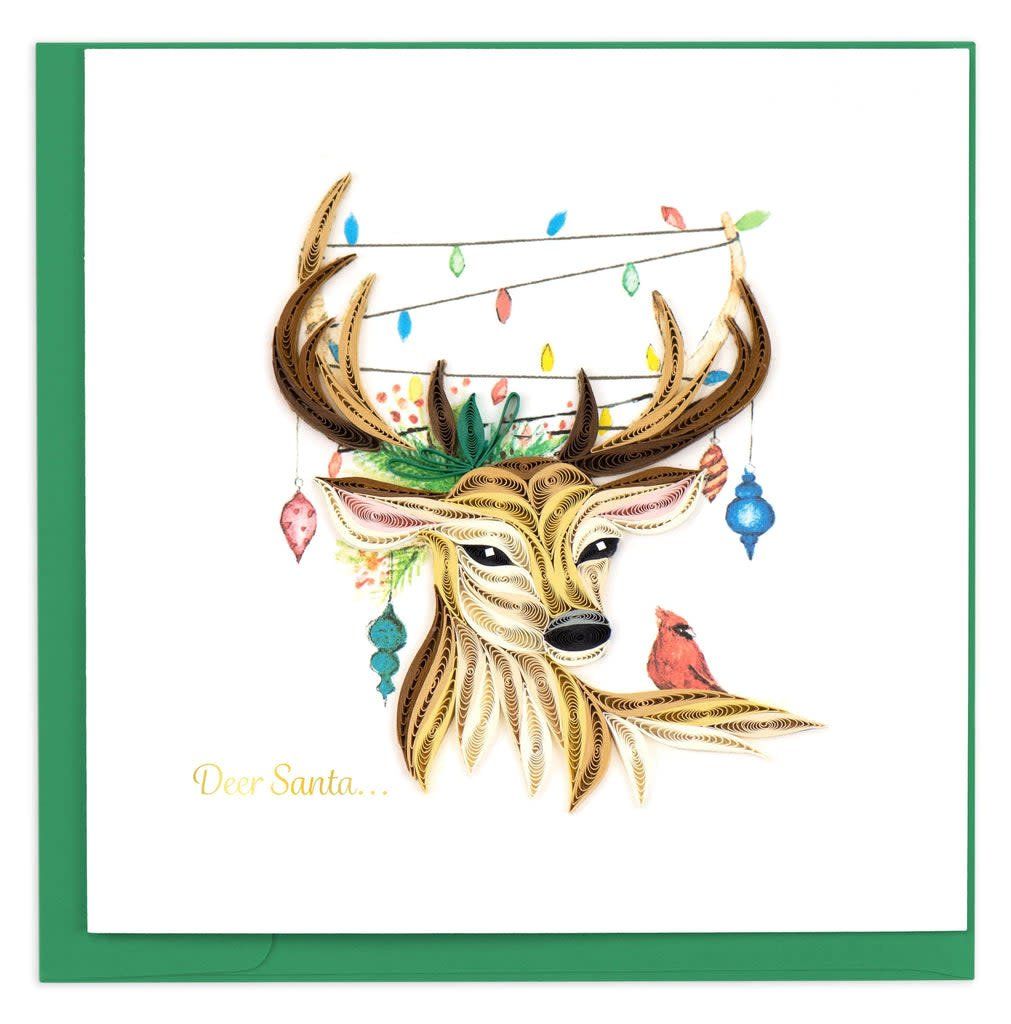 Deer Santa Quilling Card, Vietnam