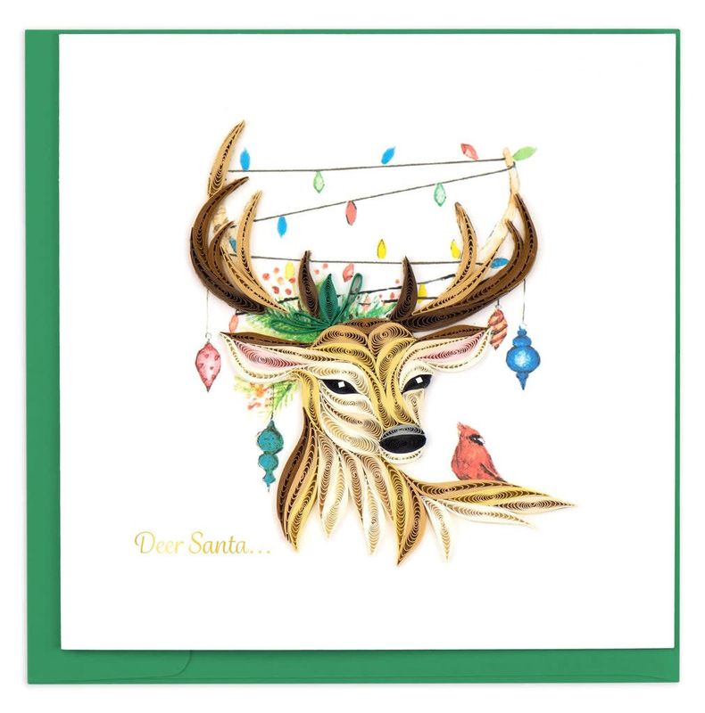 Deer Santa Quilling Card, Vietnam