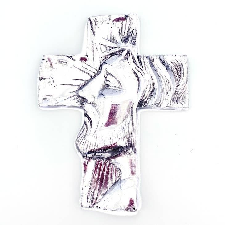 Recycled Aluminum Savior Silhouette Large, Nicaragua