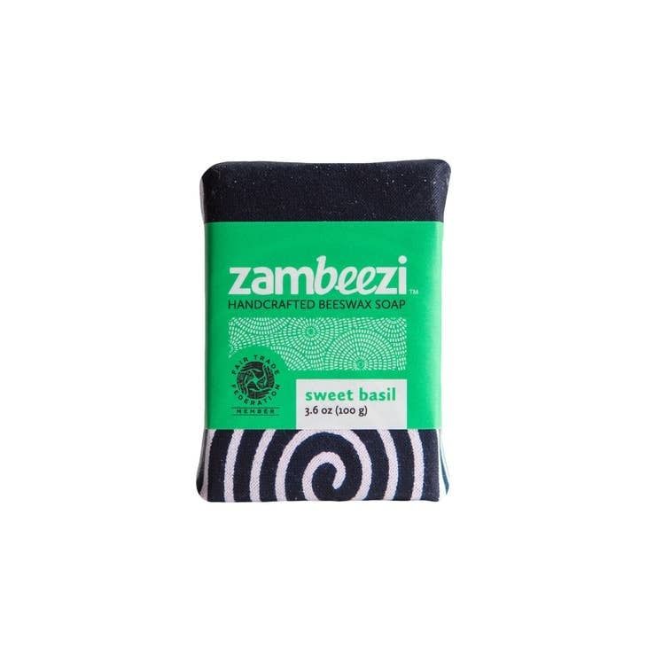 Zambeezi Sweet Basil Soap Bar, Zambia
